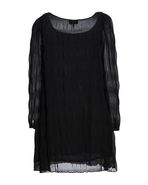 Ganni Black Mini Dress