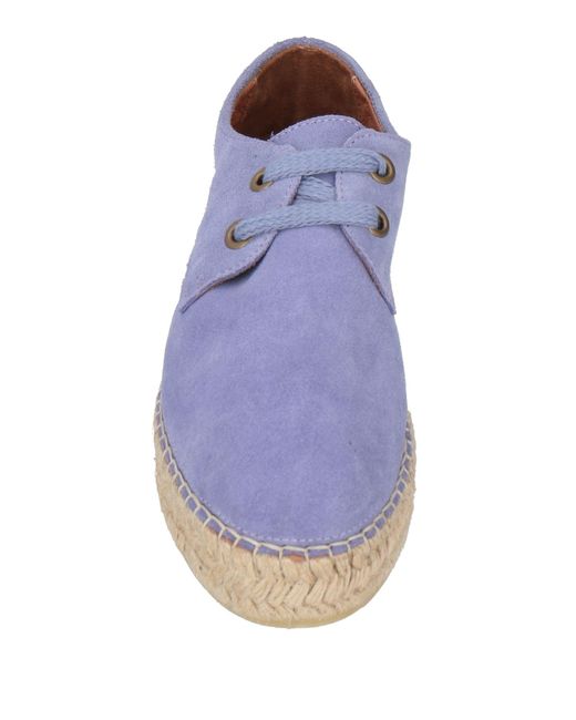 Fly London Purple Espadrilles Leather