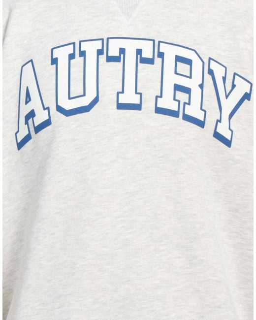 Autry Gray Sweatshirt Cotton, Polyester, Elastane for men