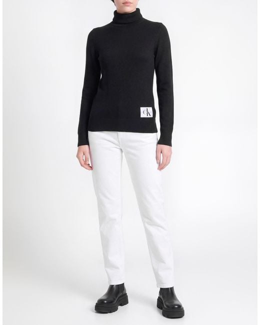 Calvin Klein Black Turtlenecks