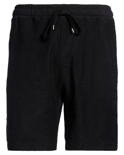 Paolo Pecora Black Shorts & Bermuda Shorts Cotton for men