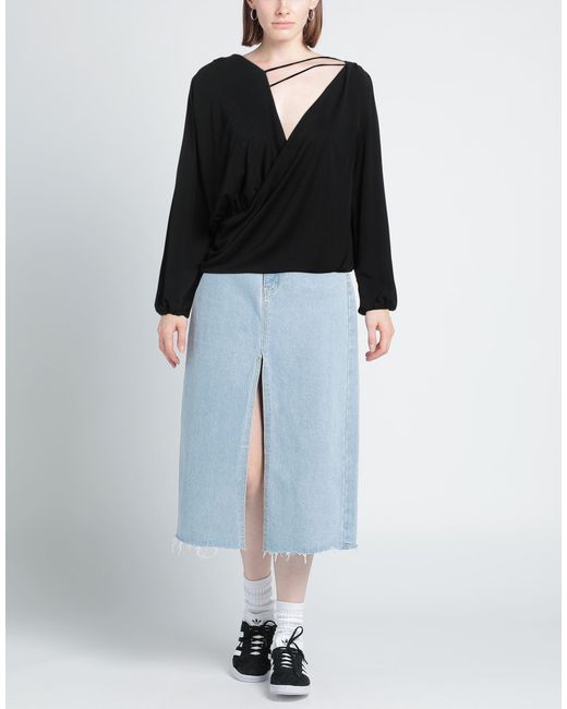 Top Dondup en coloris Black