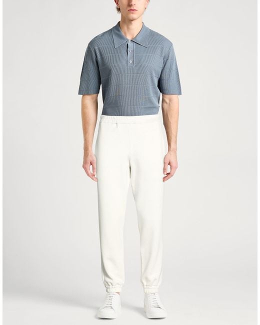 Lardini White Trouser for men