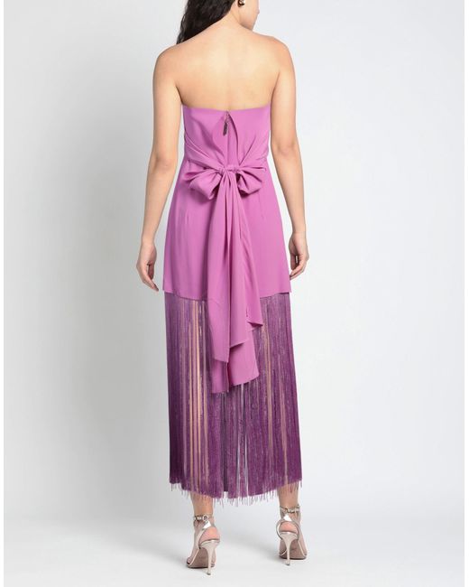 SIMONA CORSELLINI Purple Maxi-Kleid