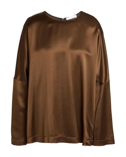 Hache Brown Top Viscose