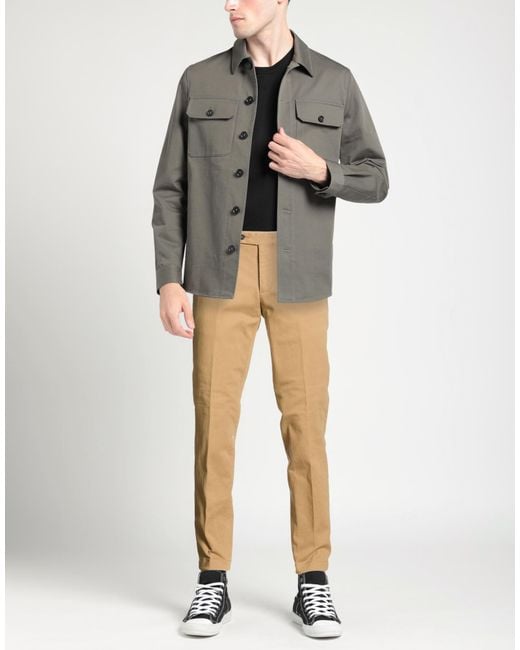 Luigi Borrelli Napoli Natural Pants Cotton, Elastane for men