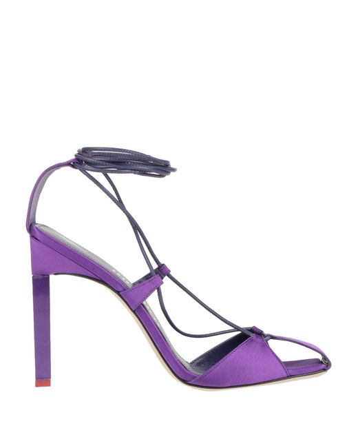 The Attico Purple Sandals
