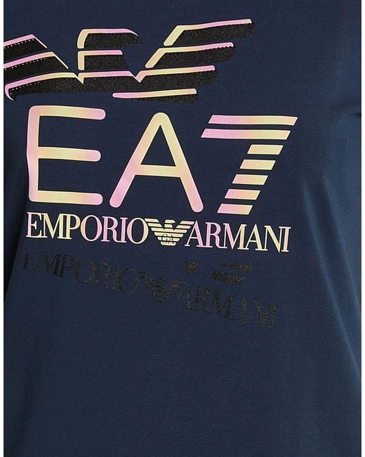 EA7 Blue T-Shirts