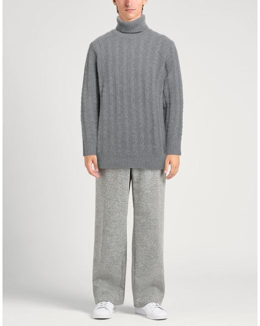 Zanone Gray Turtleneck for men