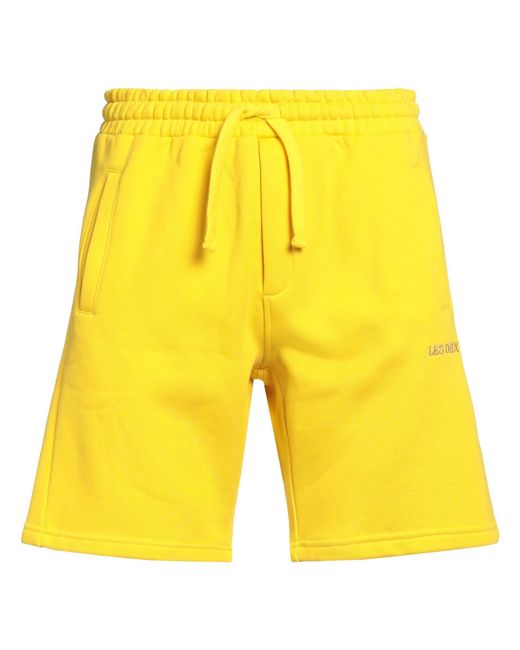 Les Deux Yellow Shorts & Bermuda Shorts Cotton for men