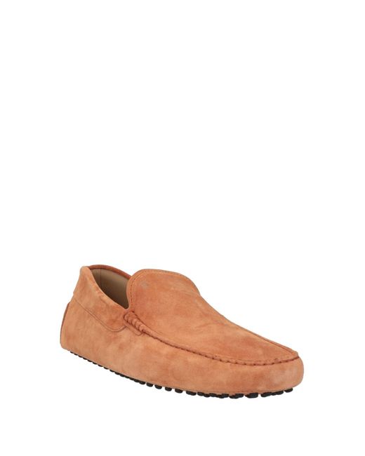 Tod's Brown Ocher Loafers Leather for men
