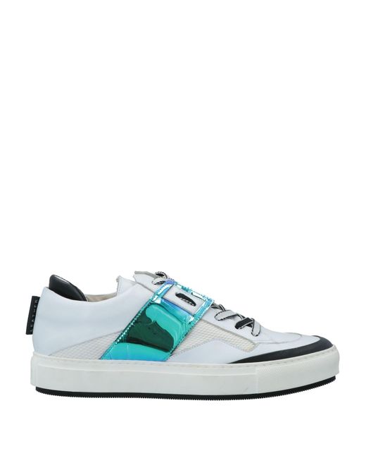Leather Crown Blue Sneakers for men