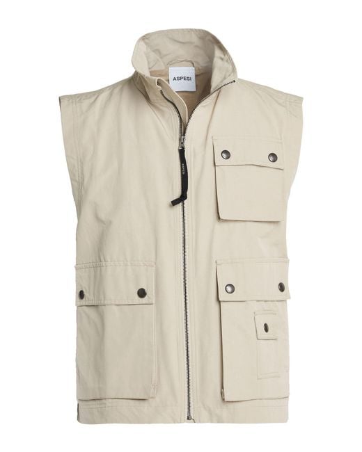 Aspesi Natural Gilet for men