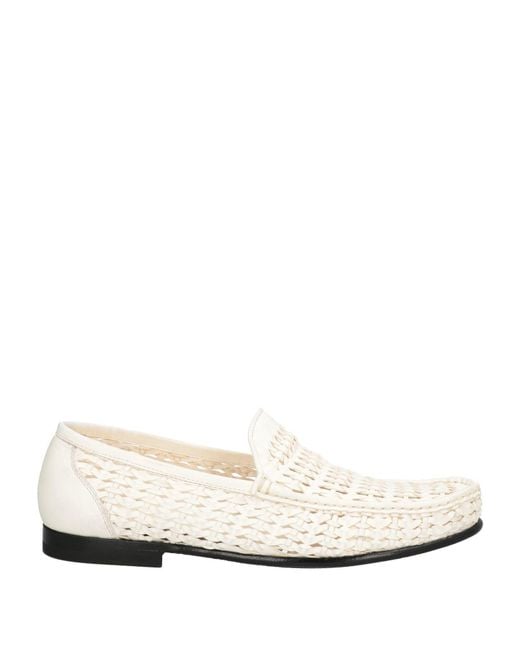 Officine Creative White Loafers for men