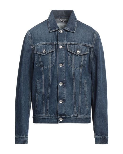 Brunello Cucinelli Blue Denim Outerwear for men
