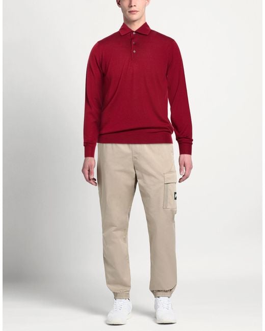 FILIPPO DE LAURENTIIS Red Sweaters for men