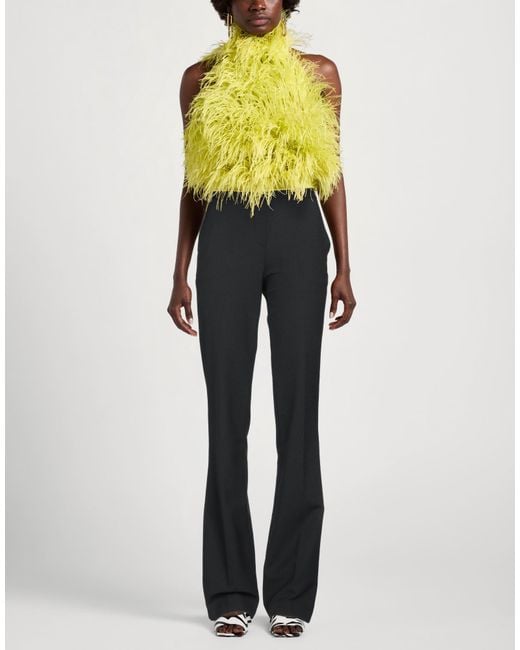 Twinset Blue Pants Polyester, Wool, Elastane