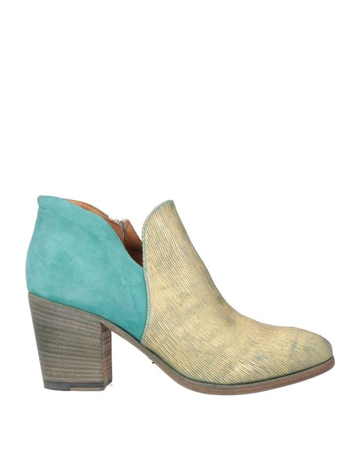 Pantanetti Green Ankle Boots