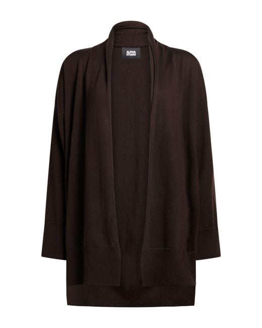 Alpha Studio Black Cardigan