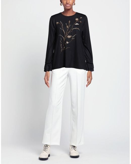 T-shirt High en coloris Black