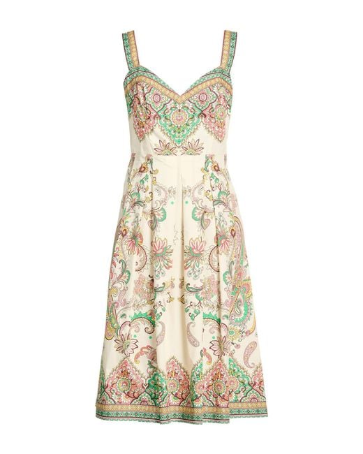 Etro White Midi Dress Cotton