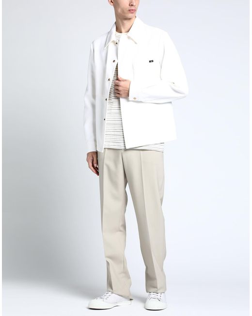 Dunhill White Denim Outerwear for men