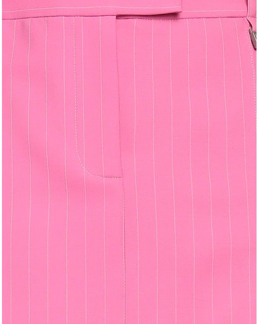 GIUSEPPE DI MORABITO Pink Fuchsia Mini Skirt Virgin Wool, Elastane