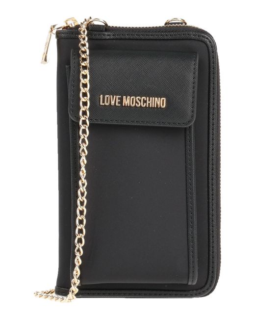 Love Moschino Leather Studded Crossbody Bag - Black Crossbody Bags, Handbags  - WLH32167 | The RealReal