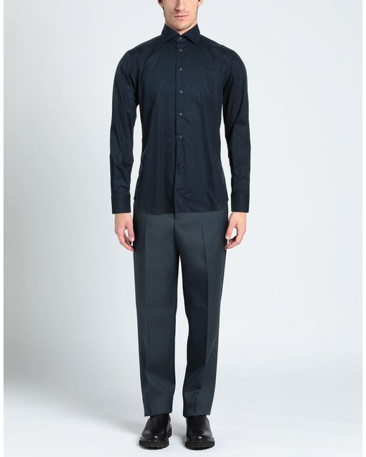 Camisa Angelo Nardelli de hombre de color Blue