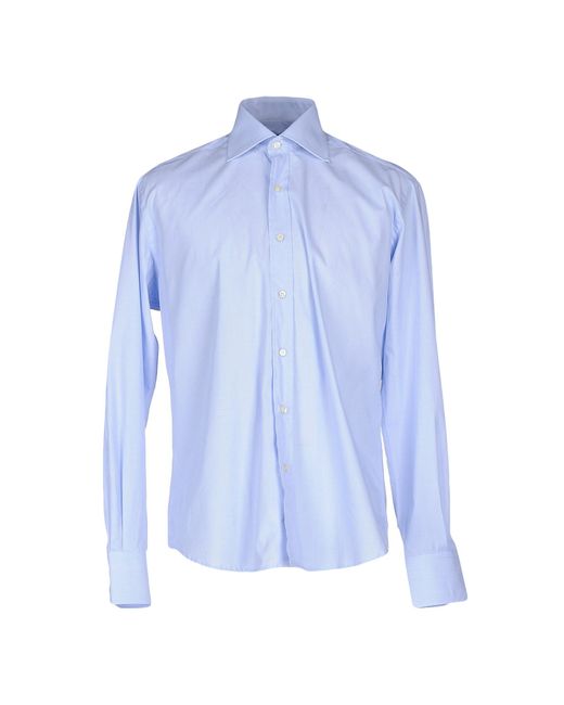 Valentino roma Shirt in Blue for Men (Sky blue) | Lyst