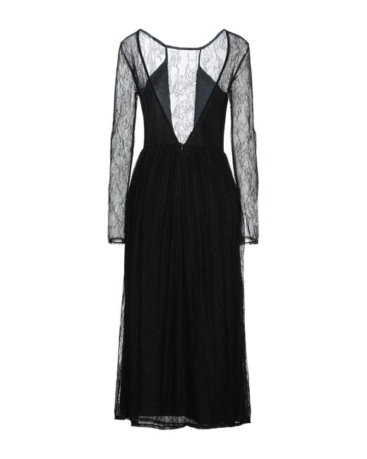 Kontatto Black Midi Dress