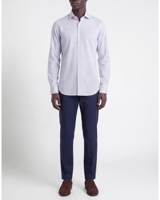 Ghirardelli Blue Next Shirt Nylon, Elastane for men