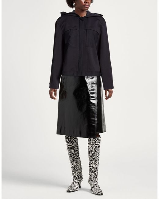 MAX&Co. Black Midnight Jacket Polyamide, Virgin Wool, Elastane, Polyester