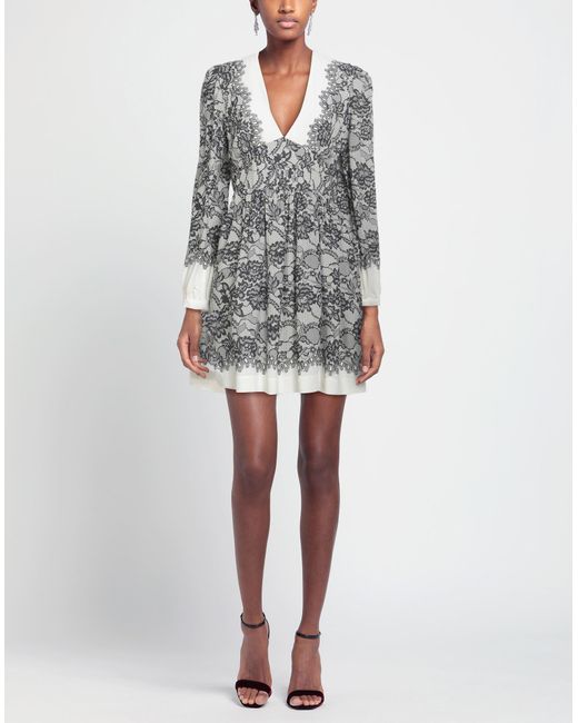 Twinset Gray Mini Dress