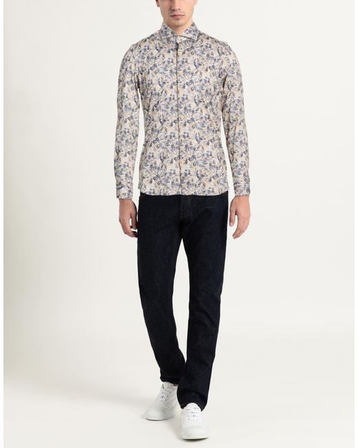 Sonrisa White Sand Shirt Cotton for men