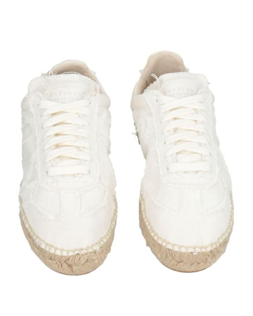 Maison Margiela White Espadrilles