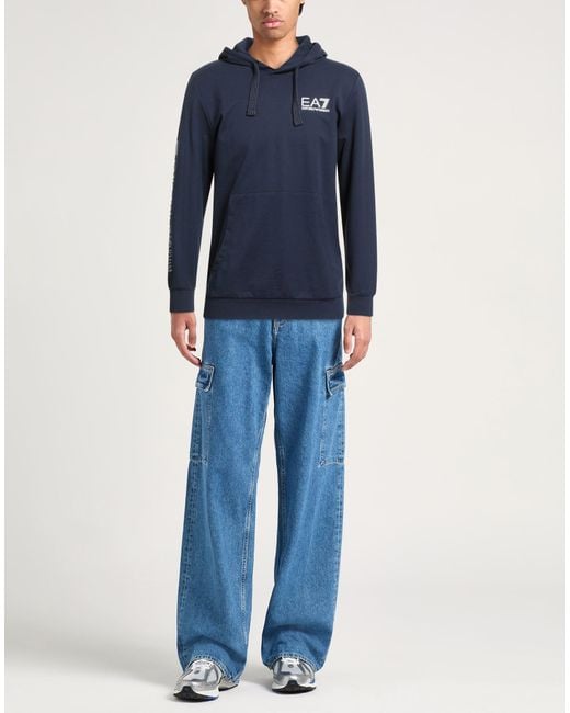 EA7 Blue Sweatshirt for men
