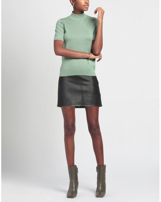 Helmut Lang Gray Mini Skirt