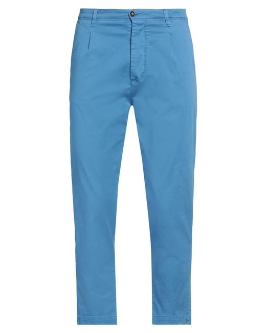 Officina 36 Blue Trouser for men