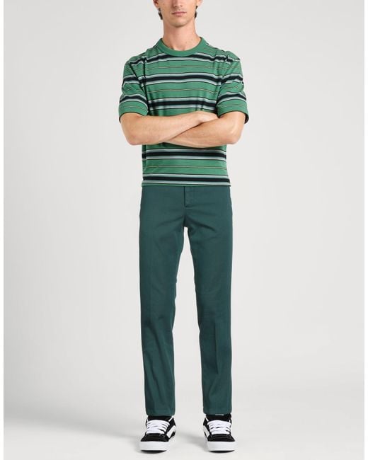 Drumohr Green Pants Cotton, Elastane for men