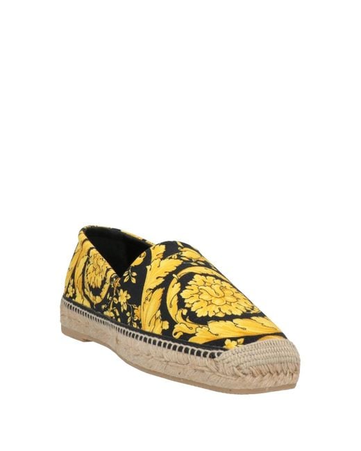 Versace Yellow Espadrilles for men