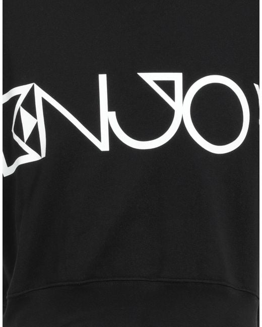 EBIT Black Sweatshirt Cotton for men
