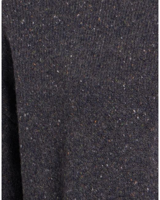 Max Mara Blue Leisure Turtleneck Wool, Polyamide, Elastane