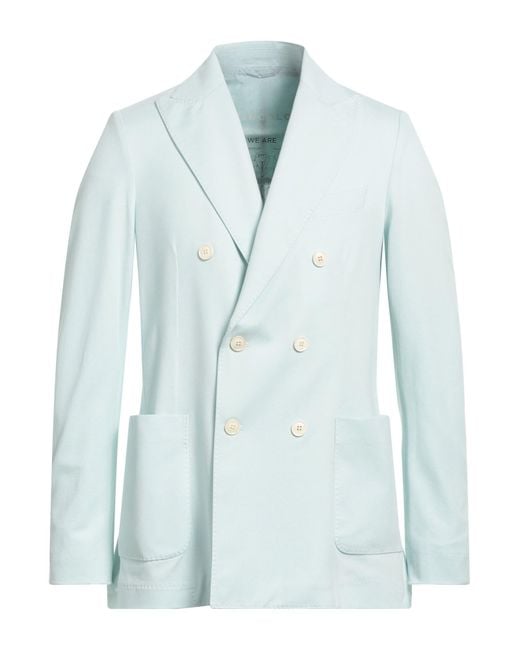Circolo 1901 Blue Blazer Cotton, Elastane for men