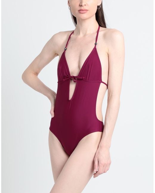 Zadig & Voltaire Purple One-piece Swimsuit