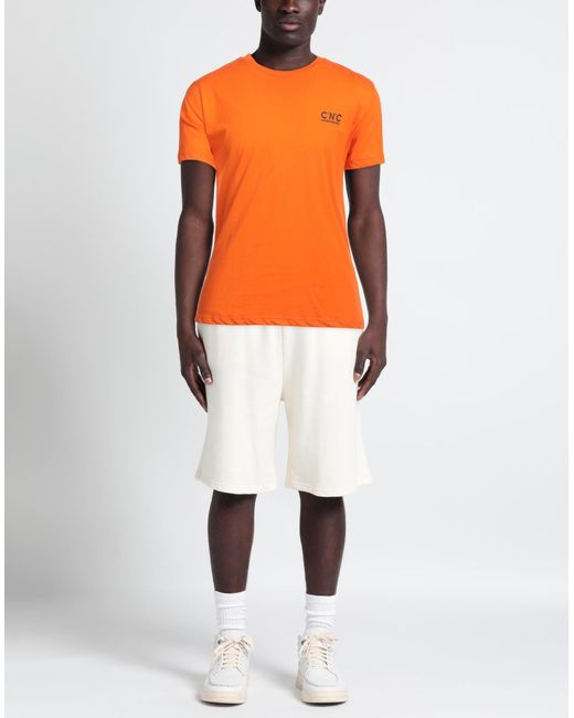 CoSTUME NATIONAL Orange T-shirt for men