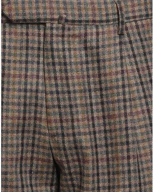 Santaniello Gray Pants Wool for men