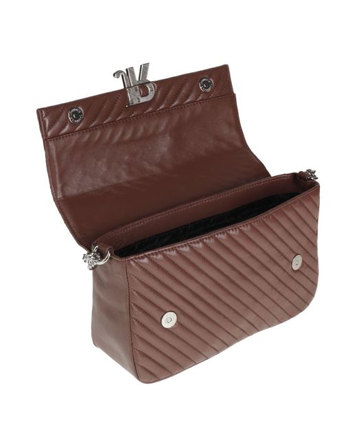 John Richmond Brown Cross-Body Bag Cowhide