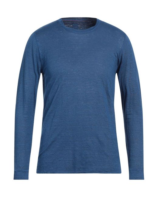 120% Lino Blue T-shirt for men