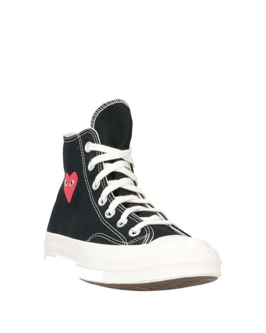 CONVERSE x COMME des GARÇONS PLAY Black Trainers